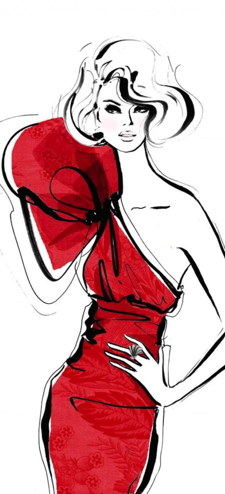 Фэшн иллюстрации