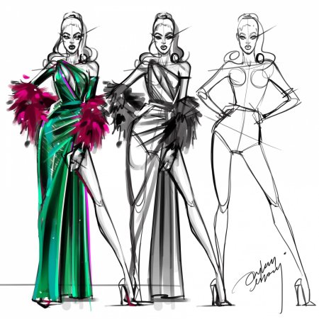 Эскиз одежда