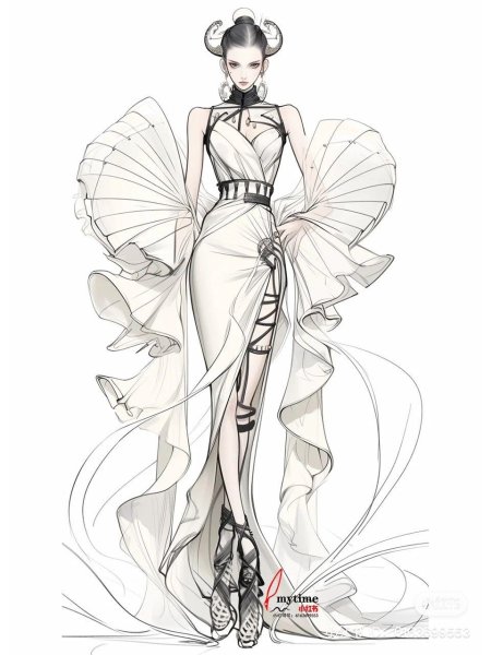 Эскизы дизайна одежды