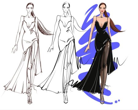 Модные эскизы