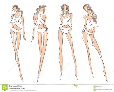 Стилизованная женская фигура