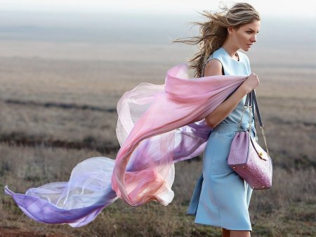 Женский шелковый шарф