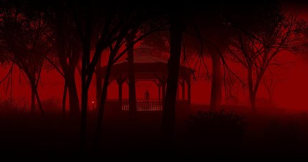 Страшный красный лес