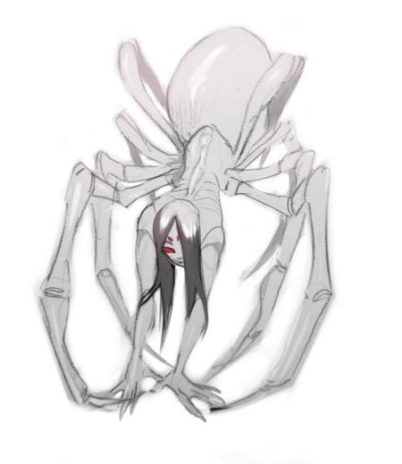 Паучиха черная вдова