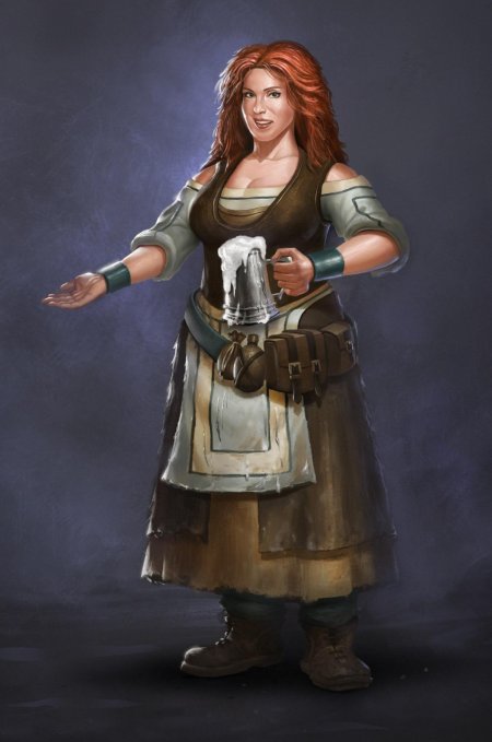 Халфлинг трактирщица