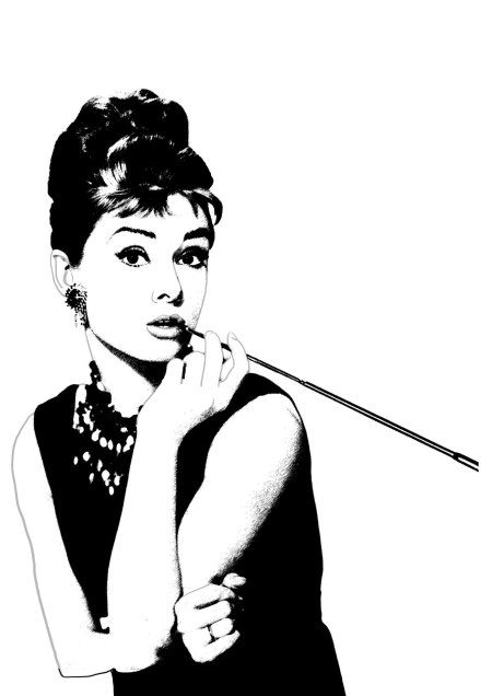 Одри хепберн портрет