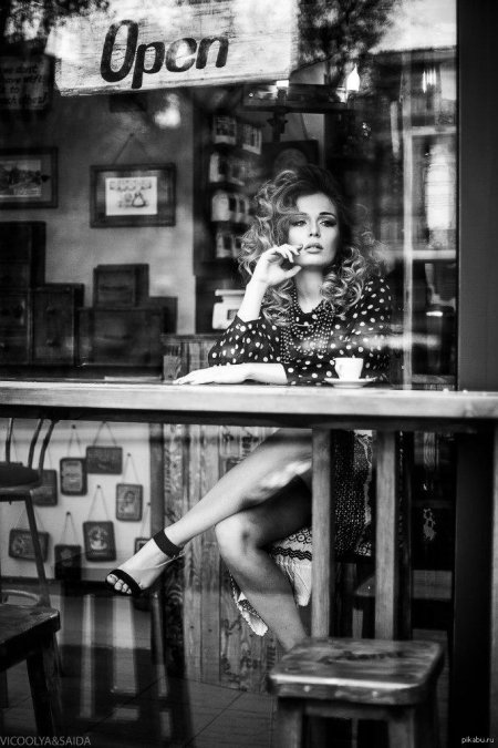 Фотосессия в кафе