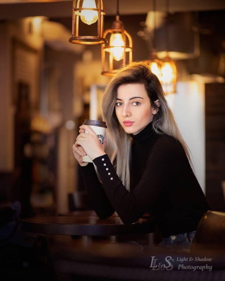 Фотосессия в кафе
