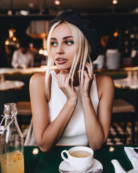 Фотосессия в кафе