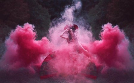 Цветной дым