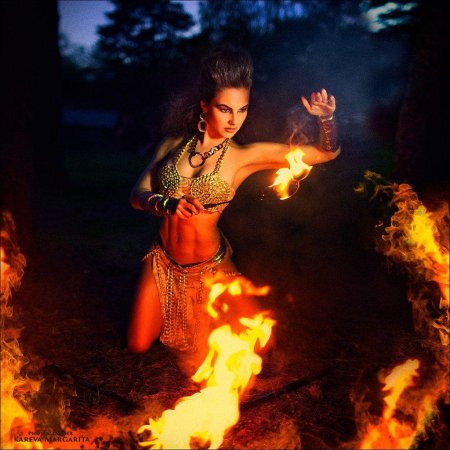 Фотосессия в стиле амазонки