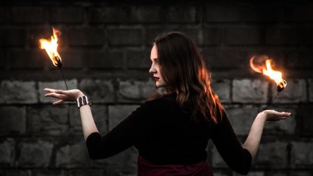 Огненные чаши фаер шоу