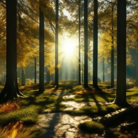 Солнце в лесу