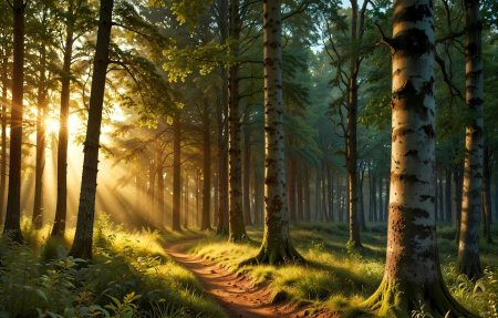 Лес природа