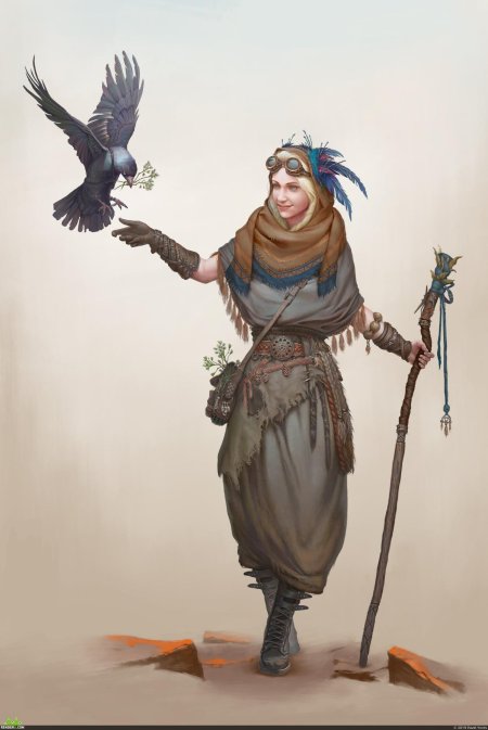 Ведунья славянская арт