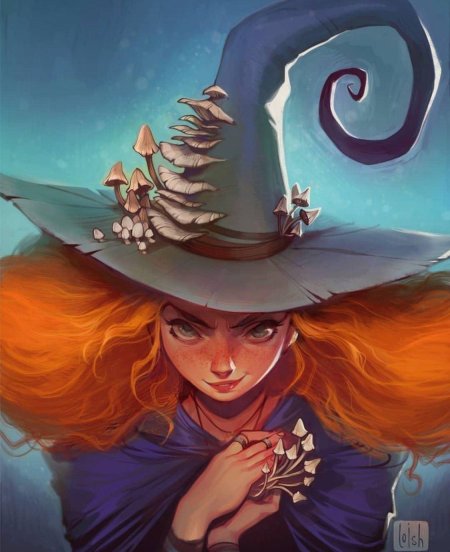 Ведьмочка арт