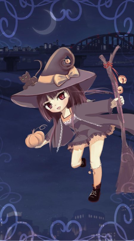 Маленькая ведьмочка аниме