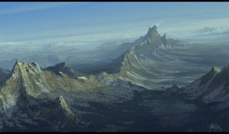 Фэнтези гористая долина