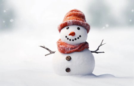 Новый год снеговик