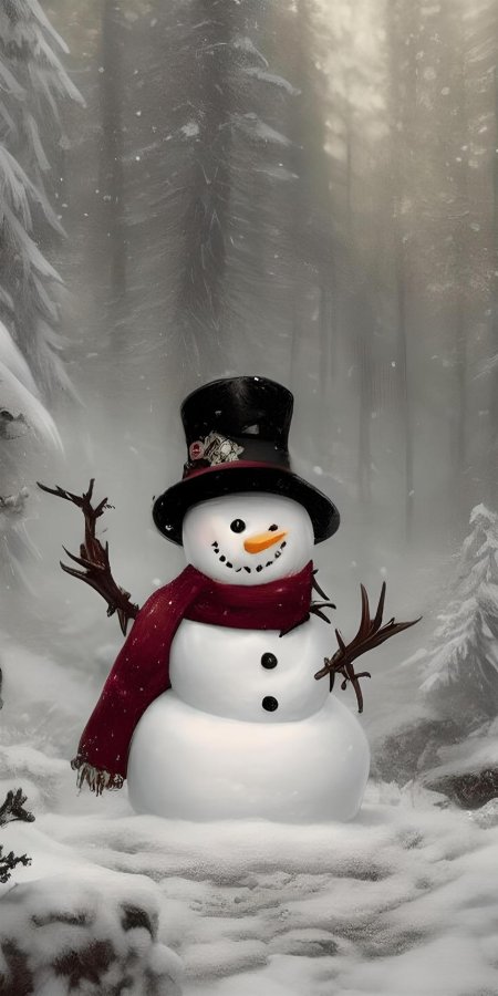 Крутой снеговик