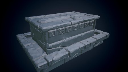 Каменный саркофаг art