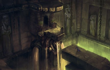 Крипта склеп концепт