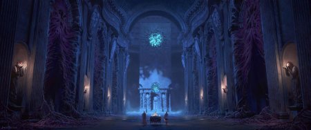 Тронный зал арт фэнтези