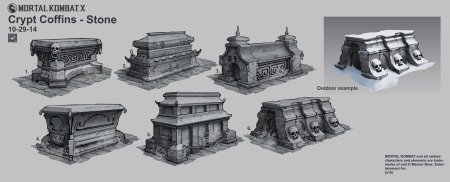 Крипта склеп концепт