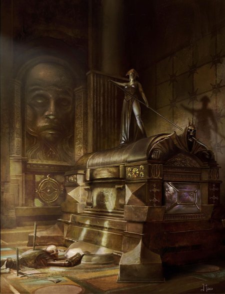 Крипта склеп концепт