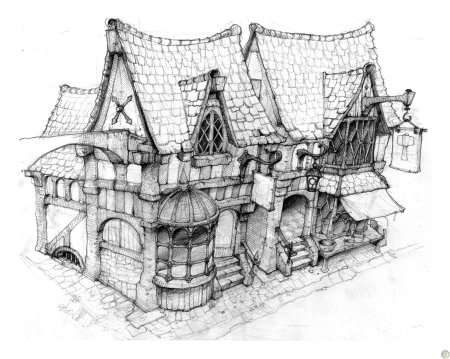 Средневековое здание