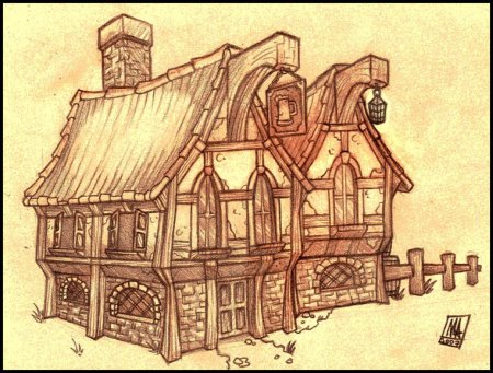 Средневековые домики