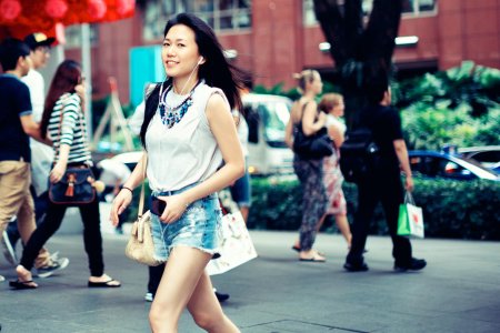 Девушки сингапура