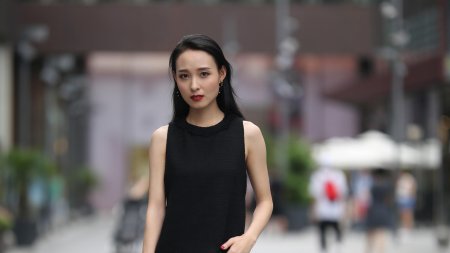 Девушки на улицах китая