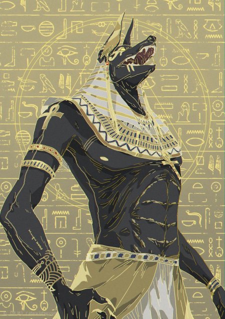 Анубис бог древнего египта