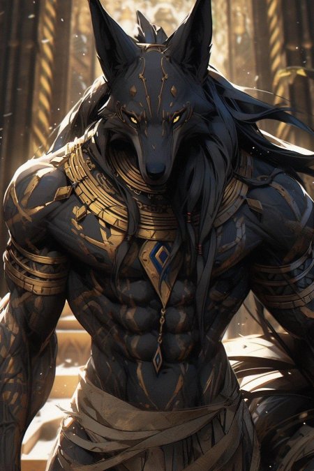 Анубис фурри