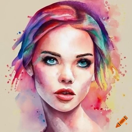 Акварельные портреты