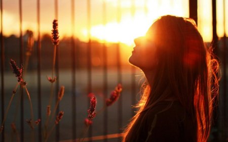 Солнце девушка