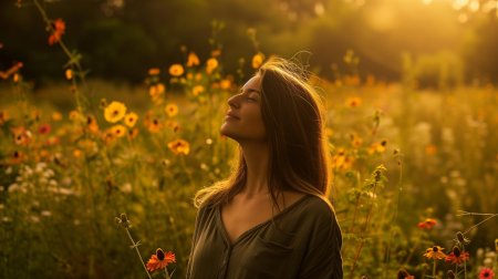 Женщина солнце