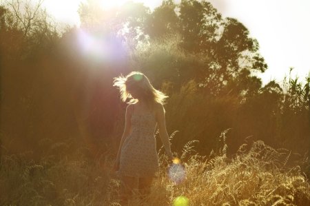 Солнце девушка