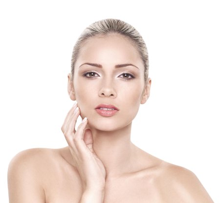 Красивая гладкая кожа лица