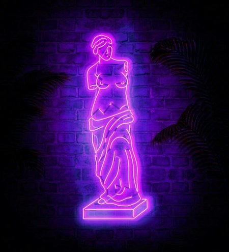 Венера милосская неон
