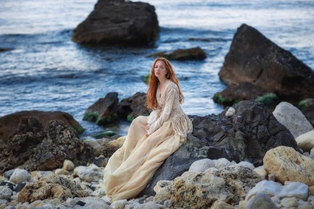 Фотосессия на берегу моря