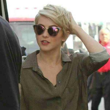 Джулианна хаф с короткой стрижкой пикси