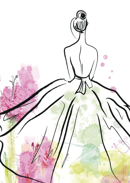 Платье эскиз
