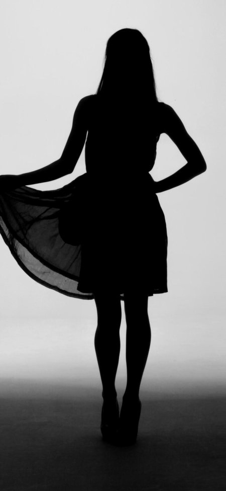 Силуэт девушек