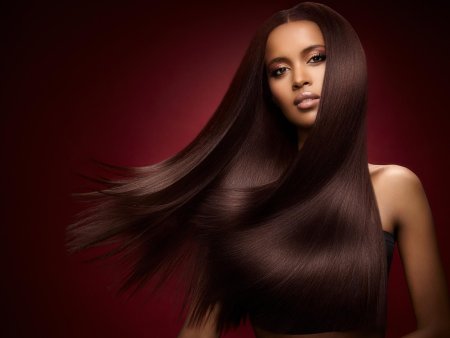 Кератиновое выпрямление волос