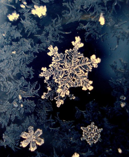 Зимние снежинки
