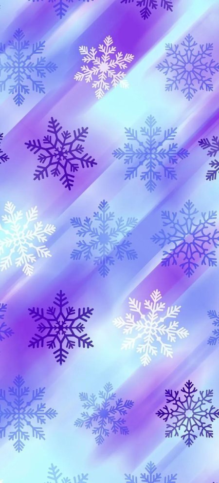 Фон со снежинками