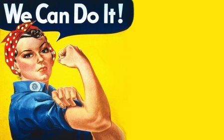 Плакат we can do it