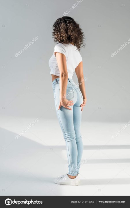 Джинсы вид сзади женские